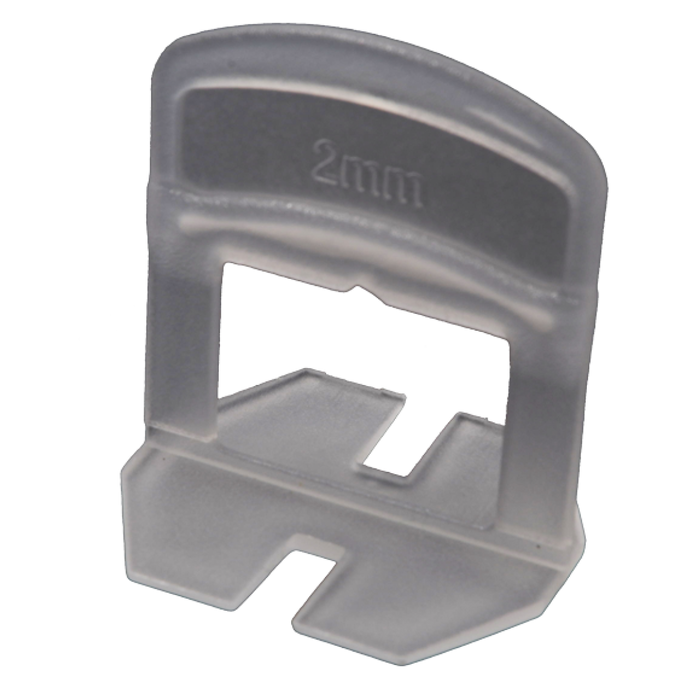 2 mm clips de nivellement pour carrelage – épaisseur du carrelage 3-12 mm – 400 pièces