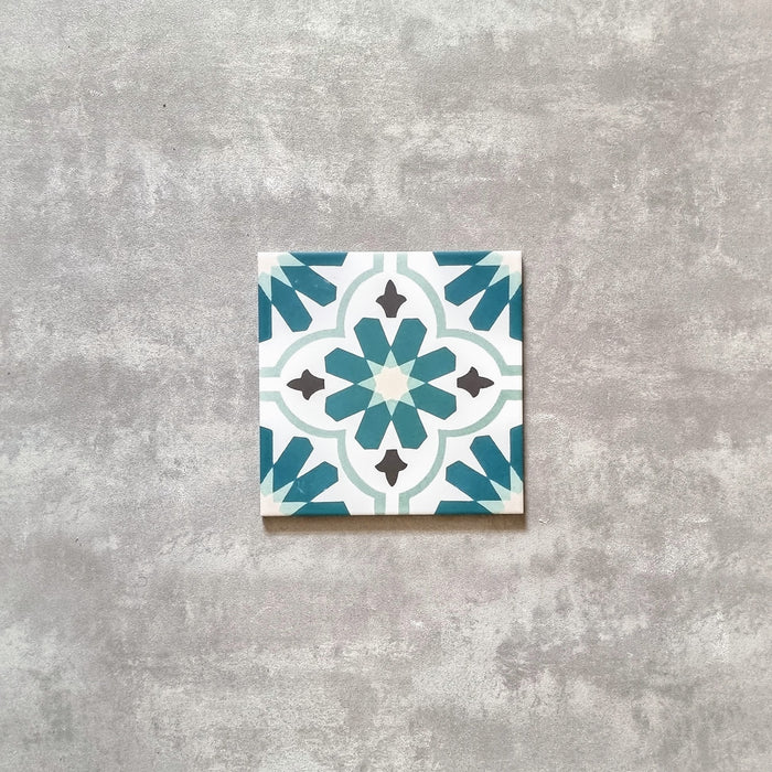 Clara Petrol | Marokkanischer Stil | 20cm x 20cm