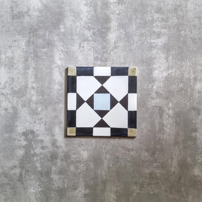 GANZE FLIESENPROBE Ravello 1 | 20cm x 20cm | Marokkanische Fliese