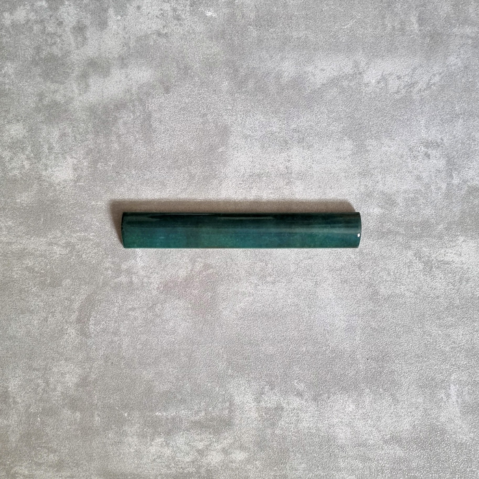 HELE TEGELSTAL Zellige koninklijk groen randtegel 3cm x 20cm