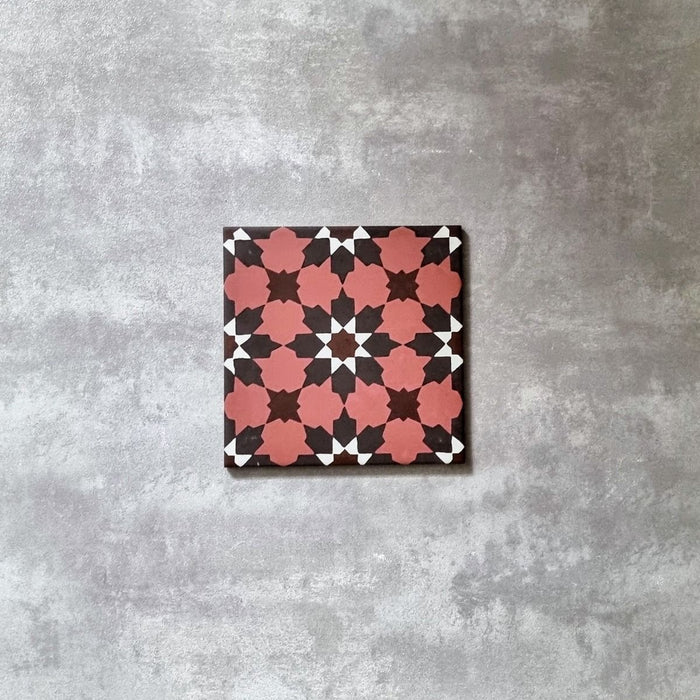 Madeira Rosso Marokkanische Fliese 20cm x 20cm