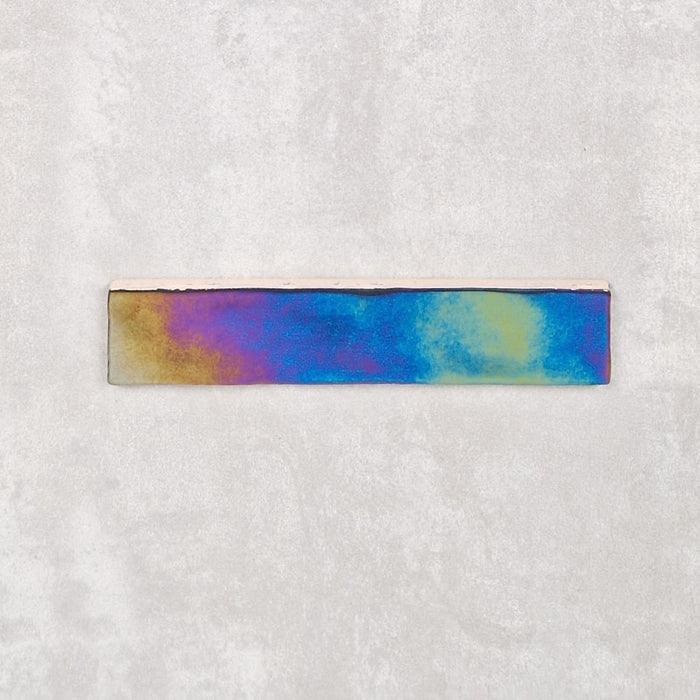 Vincia Hologramm-Wandfliese Schwarz 5 cm x 25 cm