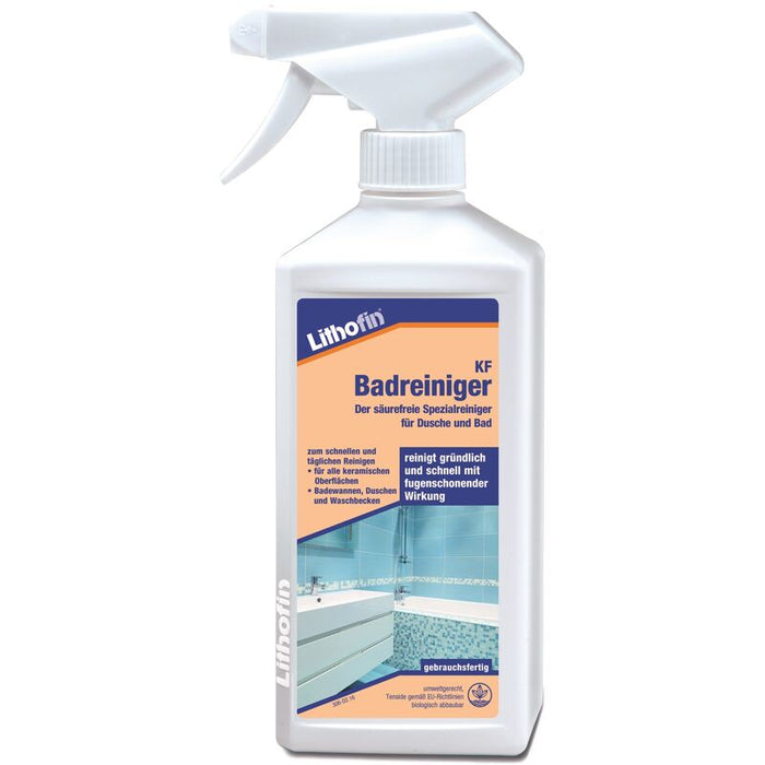 Lithofin KF Badreiniger – Säurefreier Reiniger für Fliesen & Bad 500ml