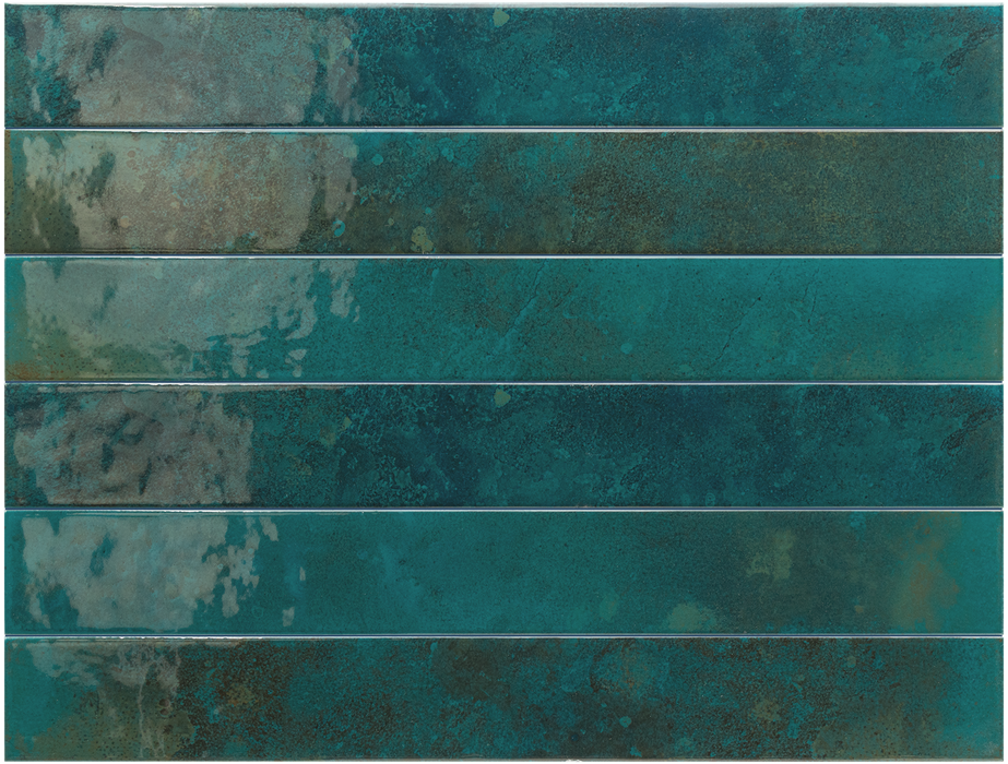 Malediven Pfauenblau flis blank | 5cm x 40cm