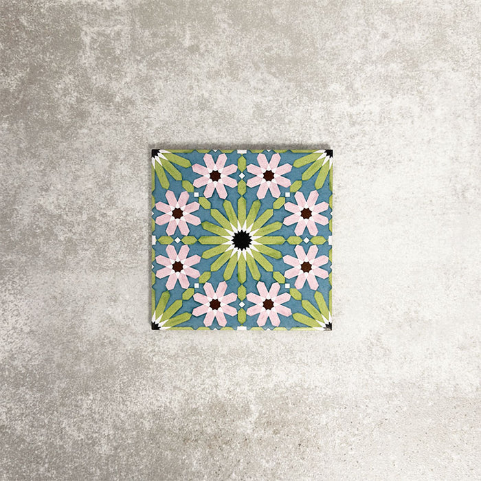 Mini-Fez Sommer | Marokkanischer Stil | 15cm x 15cm