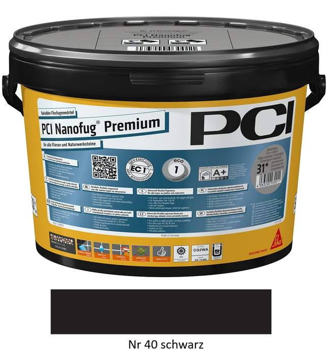 PCI Fugenmasse Nanofug Premium Noir N°40 5kg