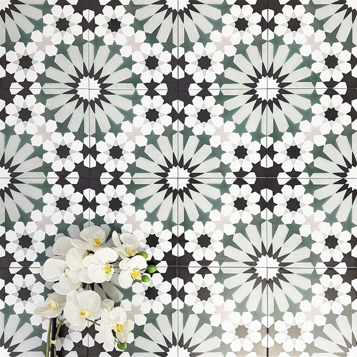 Fez Orchidee | Marokkanischer Stil | 20cm x 20cm