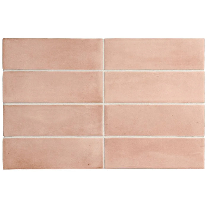 Atlas Pink Mini Ziegel | MATT Fliese | 5cm x 15cm