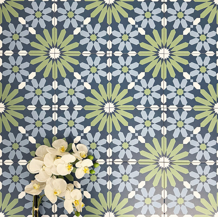 Fez Frühling | Marokkanischer Stil | 20cm x 20cm