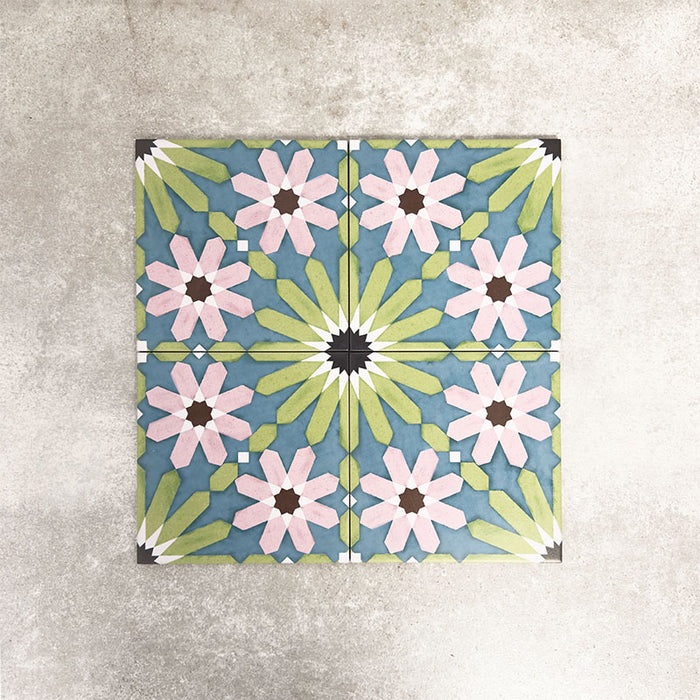 Fez Sommer | Marokkanischer Stil | 20cm x 20cm