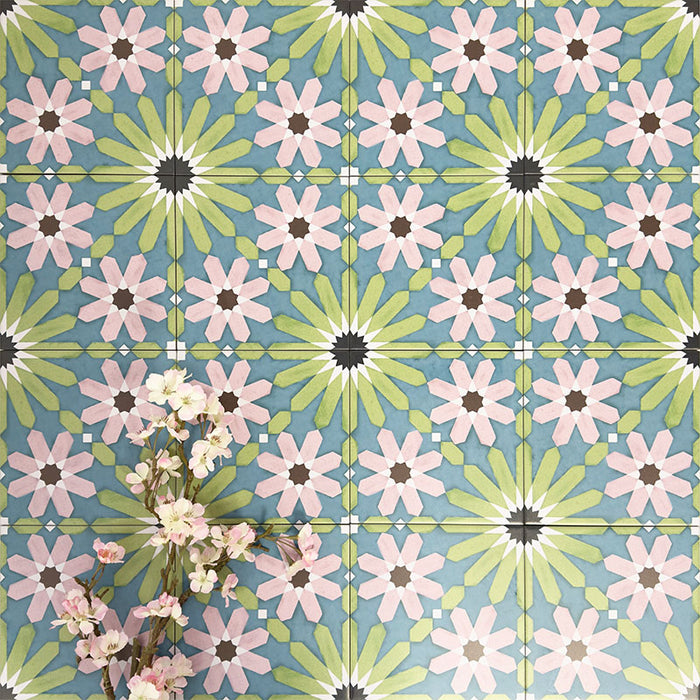 Fez Sommer | Marokkanischer Stil | 20cm x 20cm