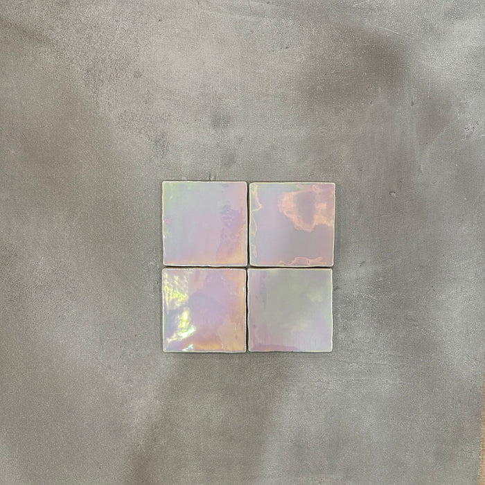 Vincia Hologramm kwadratowa płytka ścienna muszla 10 cm x 10 cm