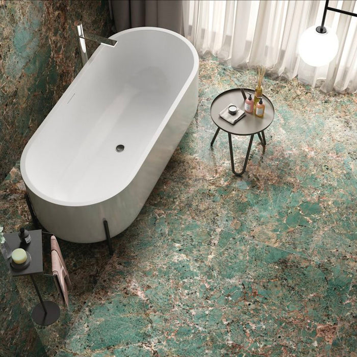 Amazonit vert marbre mat 60 cm x 120 cm