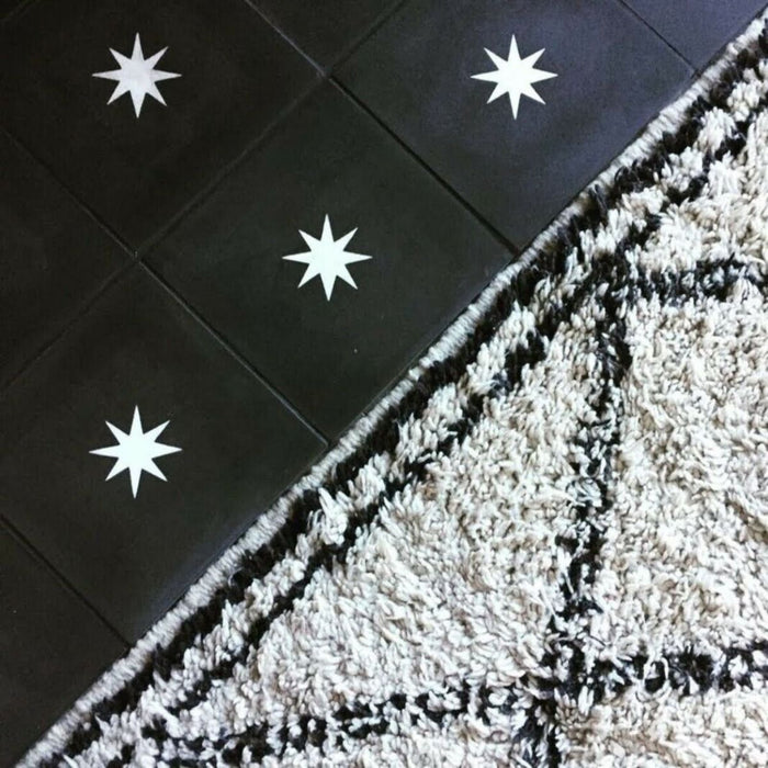 Supernova Dekor Schwarz 20cm x 20cm