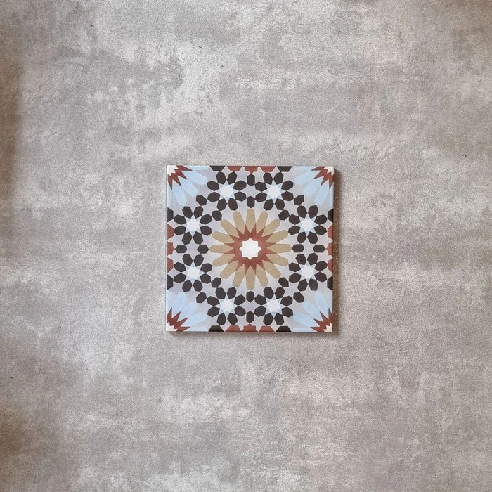 CAŁA PRÓBKA PŁYTKI Fez Karnawał Marokańska płytka 20cm x 20cm