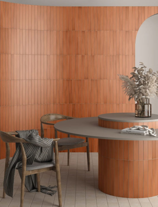 Malediven Terrakotta Tegl Matt | 5cm x 40cm