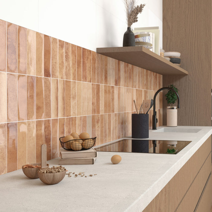 Vertrag geit terrakotta blank veggfliser 31,6cm x 60cm