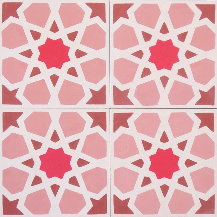 Kasbah Rose Stern | Rosa  20cm x 20cm