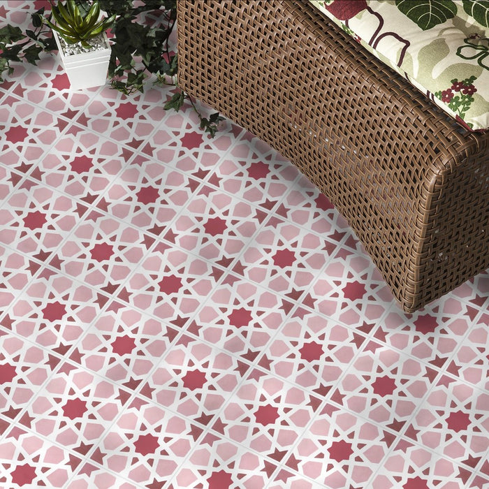 Kasbah Rose Stern | Rosa  20cm x 20cm
