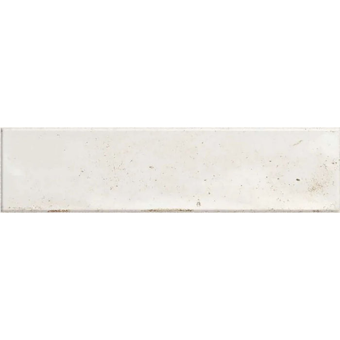 Elazar Weiß Baksteen Glanzende Wandtegel 6cm x 25cm