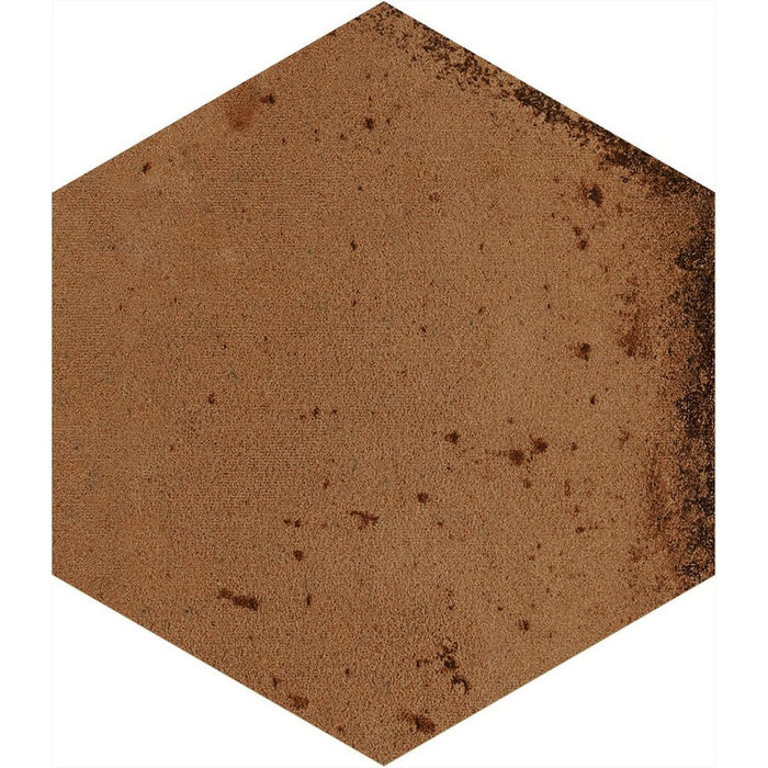 Elazar Ocker Hexagon Blank porselen vegg- og gulvflis 11,8 cm x 10,2 cm