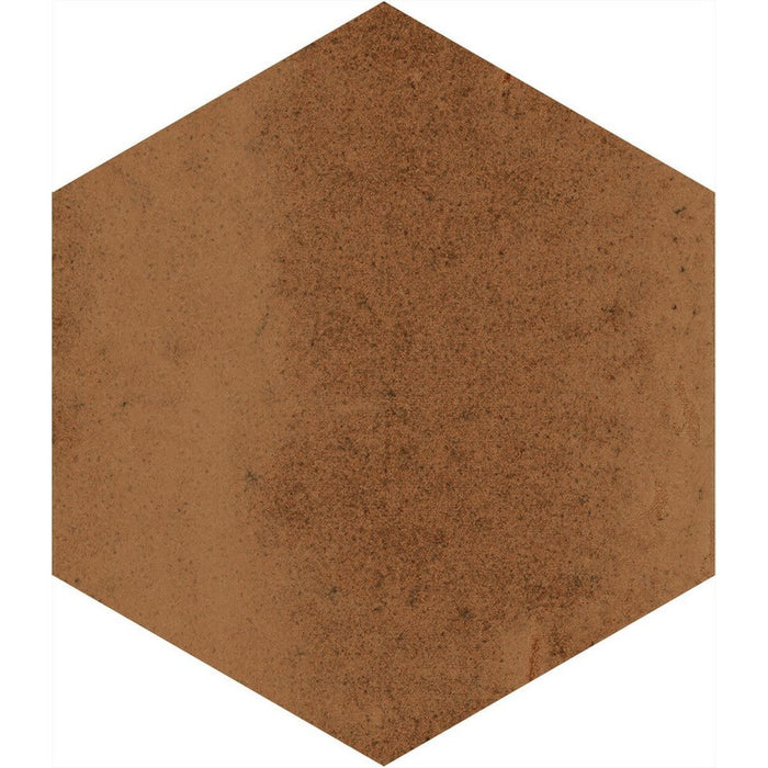 Elazar Ocker Hexagon Blank porselen vegg- og gulvflis 11,8 cm x 10,2 cm