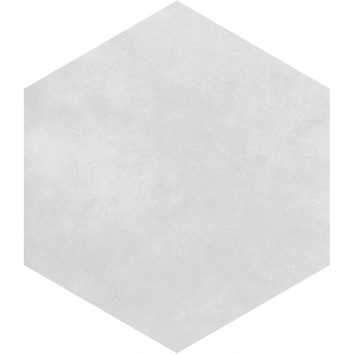 HELE TEGELSTAL Elazar Wit Hexagon Glanzende Porseleinen Wand- en Vloertegel 11,8 cm x 10,2 cm