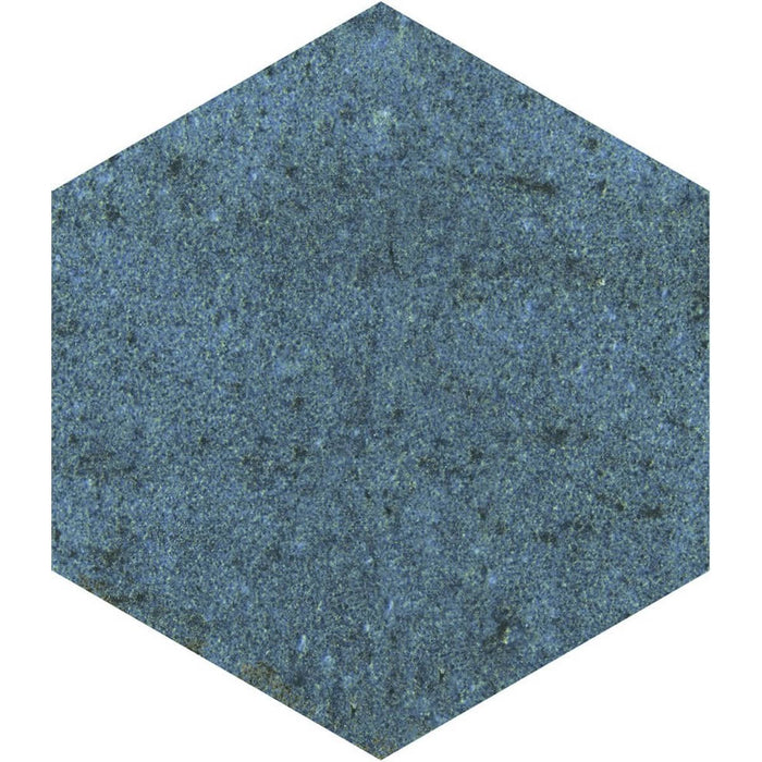 Elazar Blau Hexagon Mat Porselein Wand- en Vloertegel 11,8 cm x 10,2 cm