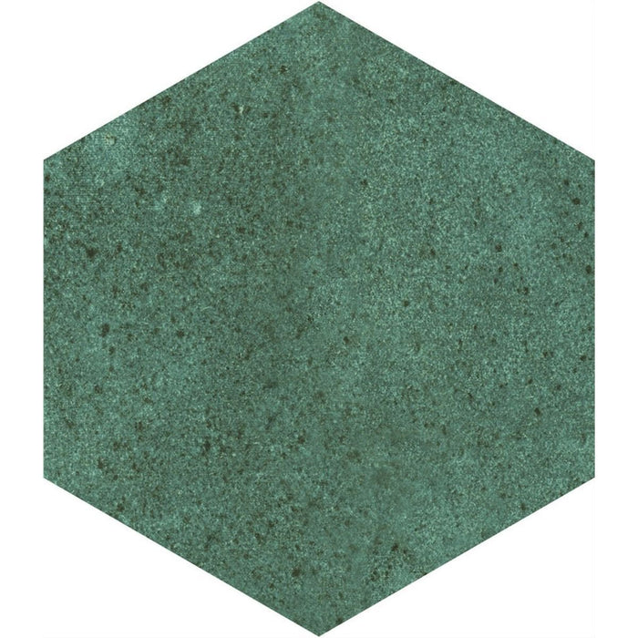Elazar Olivzöld Hatszögletű Matt Porcelán Fal- és Padlólap 11,8 cm x 10,2 cm