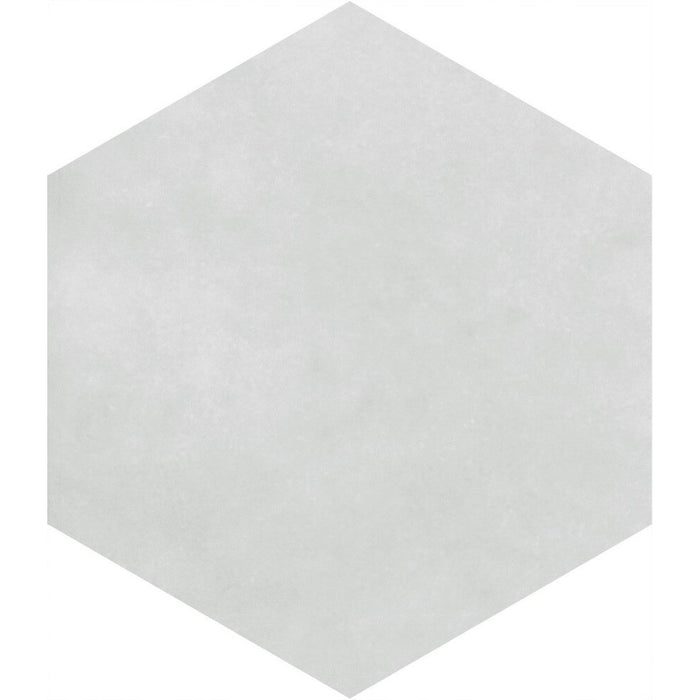 Elazar Weiß Hexagon Mat Porselein Wand- en Vloertegel 11,8 cm x 10,2 cm