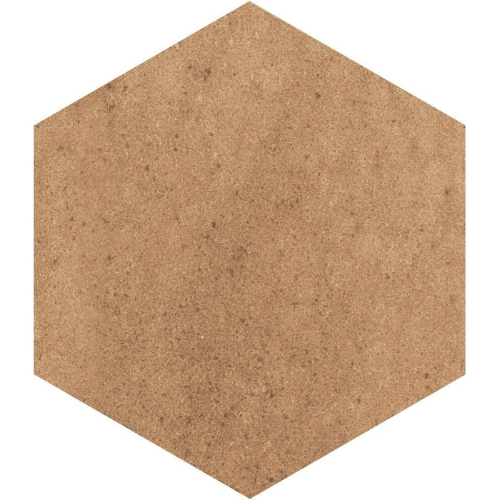 Elazar Ocker Hexagon Matt Porselen Vegg- og Gulvflis 11,8 cm x 10,2 cm