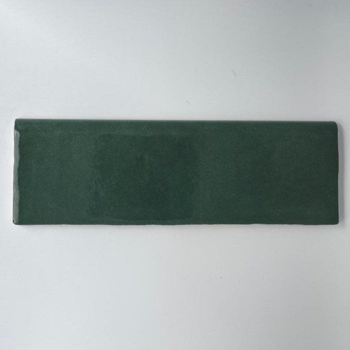 HELE TEGELSTAL Zellige koninklijk groen randtegel 6,5cm x 20cm