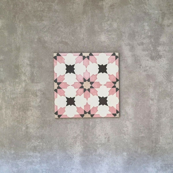 Madeira Rosa Marokkansk flise 20cm x 20cm