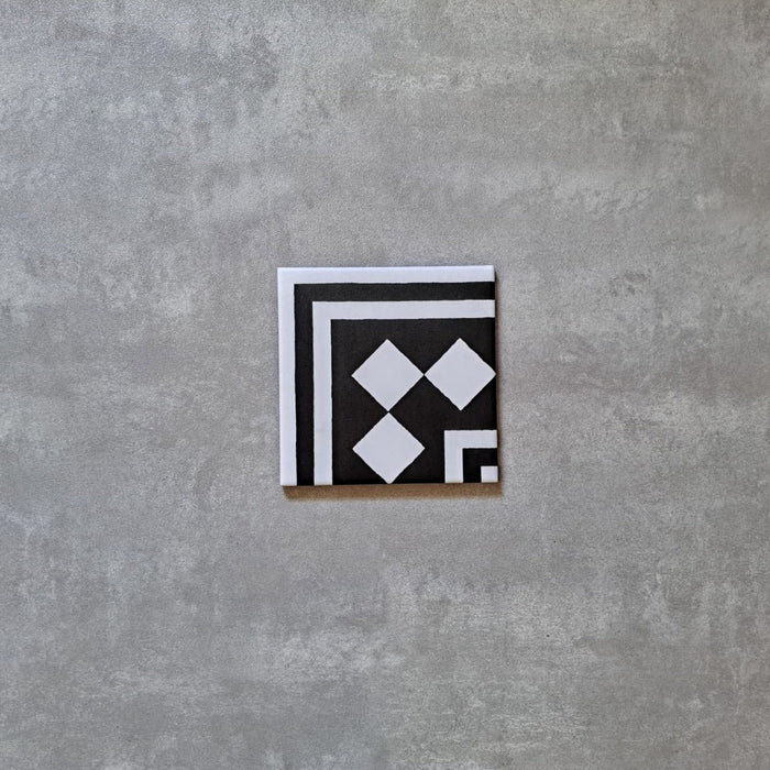 Manor MINI Monochroom Zwart & Wit Borduureinde 15cm x 15cm