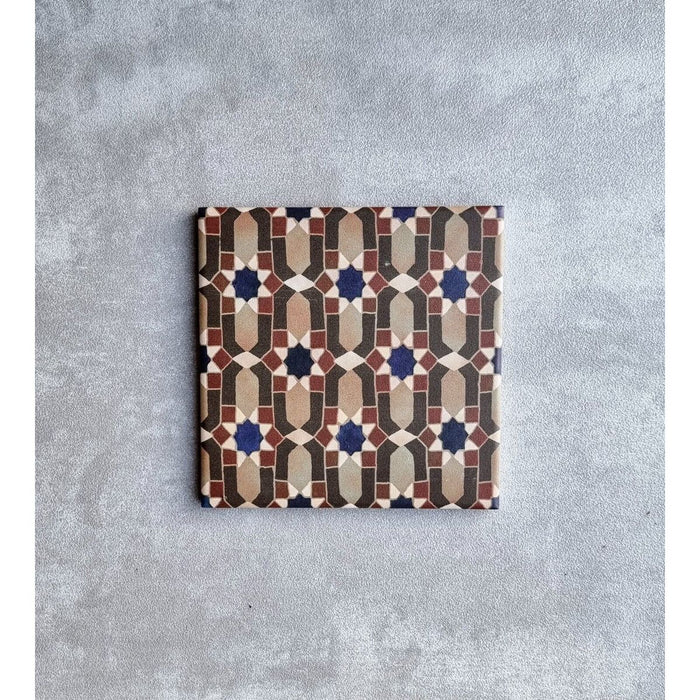 AMOSTRA DE AZULEJO INTEIRO Marrakesch J MINI Azulejo Marroquino 15cm x 15cm