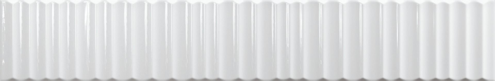 HELA KAKELPROV Pastellkakel | Blank | DEKOR | Vit | 5cm x 30cm