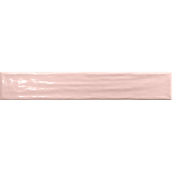 Pastellfliese | Glanz | BASIS | Rosa | 5cm x 30cm