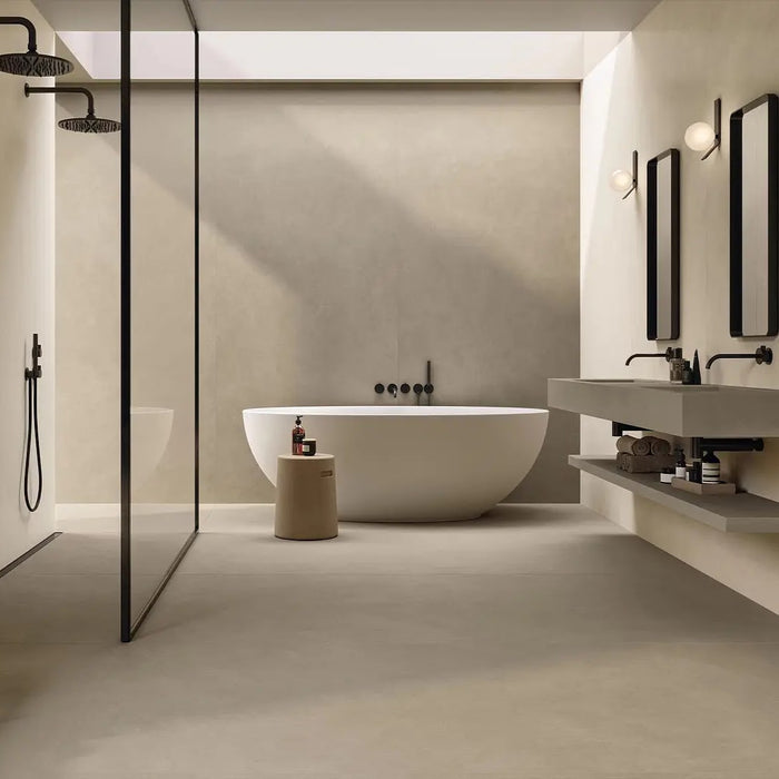 Wesentliches Konkret Beige MATT 60cm x 120cm