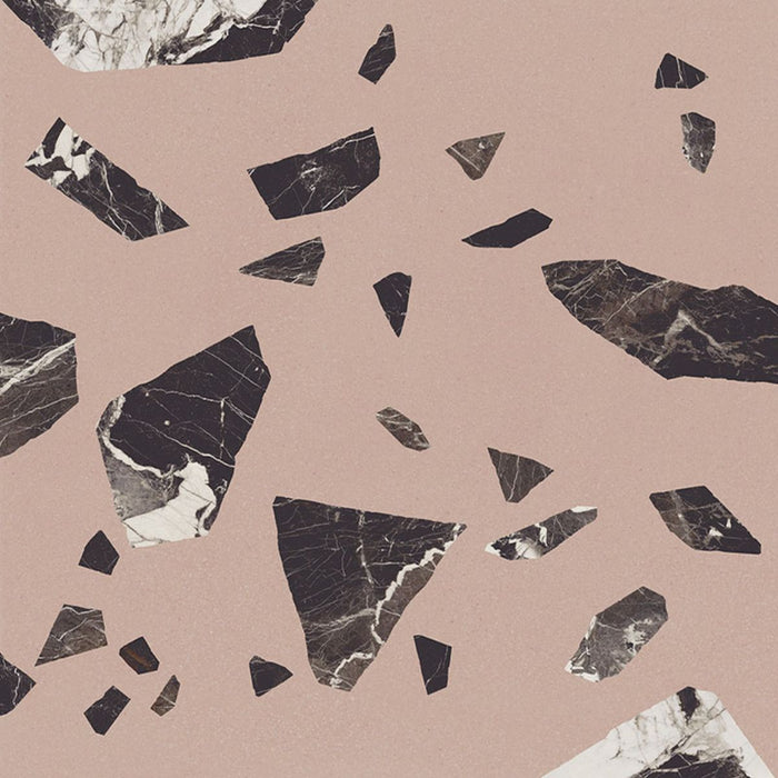 Melodie Rock Terrazzo Pink 60 × 60 cm
