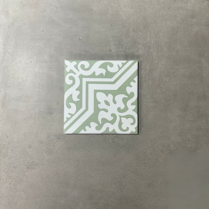 AMOSTRA DE AZULEJO INTEIRO Berlin Trondite Verde | 20cm x 20cm