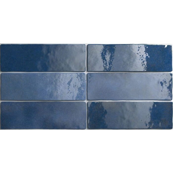 HELE TEGELSTAL Zellige koninklijk blauw | Marokkaans | 6,5 cm x 20 cm